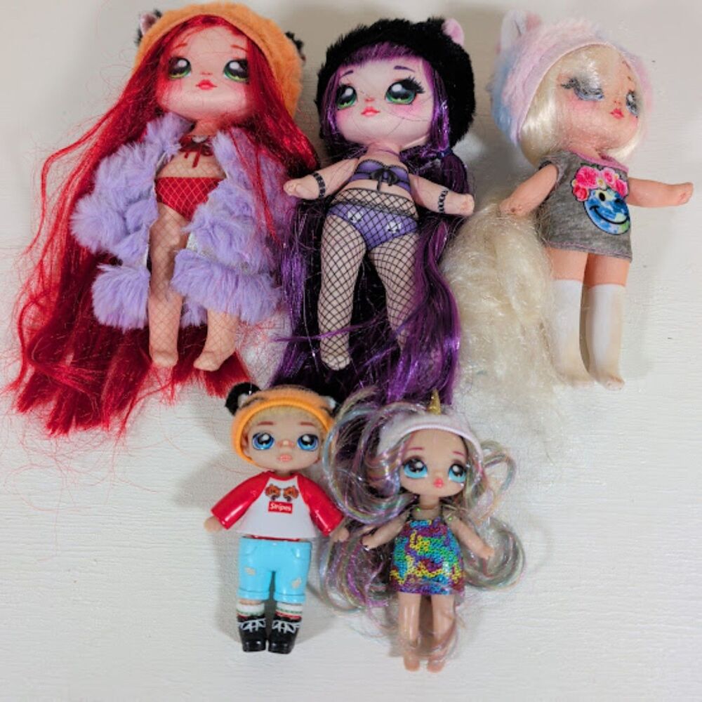 Set of 5 Authentic Na! Na! Na! Surprise Dolls